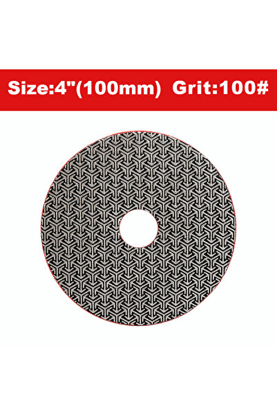 Choice3 1 Pc 4 inches Grit 100-1pc 100mm Electroplated Diamond Polishing Pads...