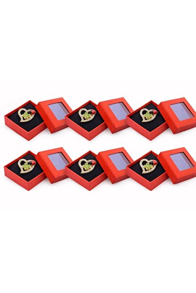 OEM Set 6 Mărțișoare Broșă Inimă cu Trifoi și Buburuză