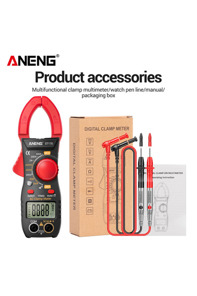 Choice1 ANENG ST170 red(box) ANENG ST170 Digital Clamp Meter 500A AC Current ...