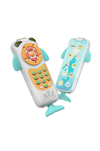 TUMAMA KIDS Музикален телефон Tumama, 100+ звука и мелодии, +18 месеца, син