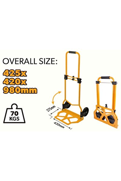 dalimag Cărucior manual pliabil cu platformă Max. 70 kg