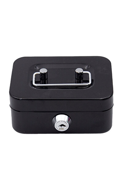 choice2 حصالة نقود معدنية سوداء من APWIKOGER مع مفتاح، صندوق نقود، 4.53 × 3.7...