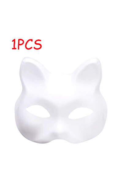 Choice4 قناع وجه قطة تنكرية (قطعة واحدة، أو قطعتان، أو ثلاث، أو خمس، أو ثماني...