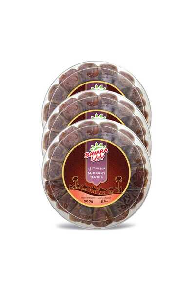 Bayara Sukkary Dates Soft Sweet Natural Dates 500g Value Pack Fresh