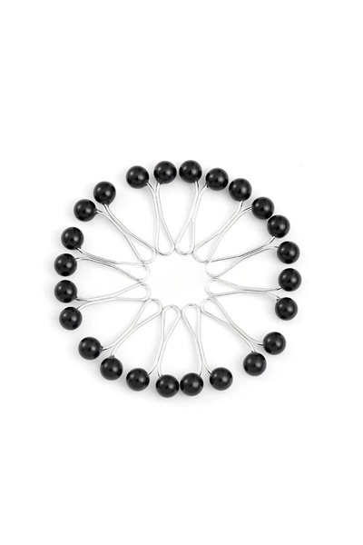 Choice5 مجموعة دبابيس حجاب نسائية سوداء مكونة من 12 قطعة، مشابك وشاح لطيفة مز...