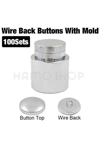 Choice27 40L 2.4cm With Wire Back 20L-60L Fabric Covered Button Mold Press Di...