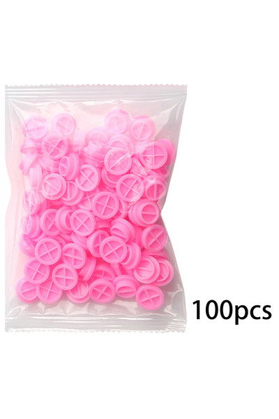 Choice5 DUTRIEUX PinkA 100 قطعة 100/200 قطعة كوب غراء للرموش أكواب فردية للرم...