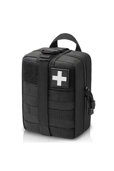 choice2 حقيبة إسعافات أولية سوداء قطعة واحدة، حقائب طبية قابلة للتمزيق بنظام ...