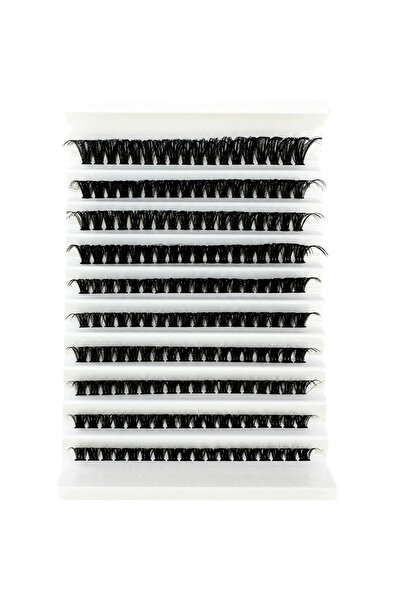 Choice6 14 مم D 80P8-16 مم 10 صفوف 30D-100D 5D عناقيد رموش كثيفة ورقيقة 8-16 ...