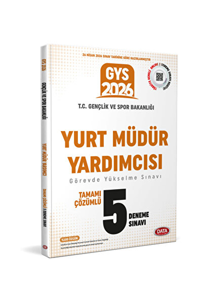 Data Yayınları T.C. Gençlik ve Spor Bakanlığı Yurt Müdür Yardımcısı Tamamı Çö...
