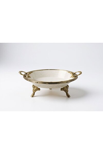 ROY KING Classy Yuv.Deri̇n Presentation Plate Antique 26*32*10 cm