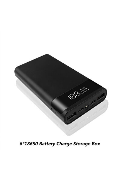 choice2 kebidumei black 5V 6x18650 DIY 18650 Power Bank Case External 5V USB ...