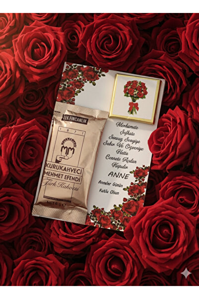 Neşeli Atölyem 5 Adet Anneler Günü Hediyesi Tek Fincanlık Kahve ve Çikolata