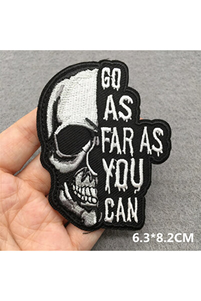 Choice34 PK-0334 Black White Letter Slogan Embroidered Patch for Clothes Iron...