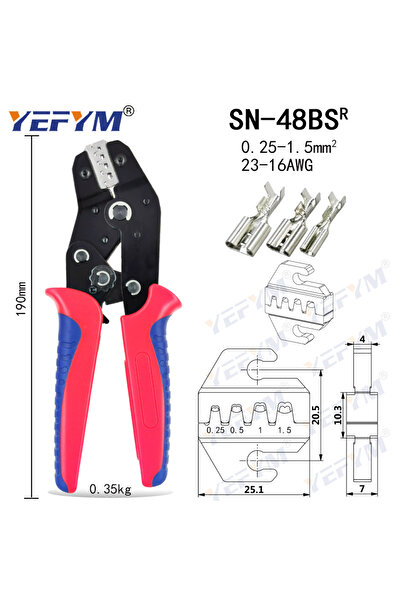 Choice4 SN-48BS Crimping pliers SN-48BS SN Series Tools For 2.8 4.8 6.3 VH2.5...