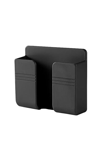 Choice13 1PC Black 1/2/4pcs Smartphone Stand Wall Mounted Storage Box Wall Mo...