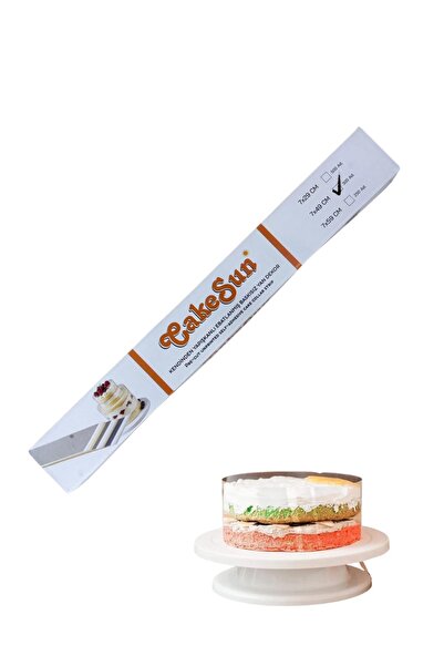 CakeSun Self-Adhesive Non-Printed Side Decoration & Cake Acetate (7X49 300 Pi...
