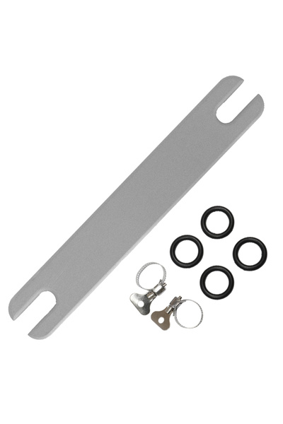 Choice3 كرسي طعام للأطفال رمادي اللون، مسند للقدمين، مصنوع من خشب بامبو الطبي...