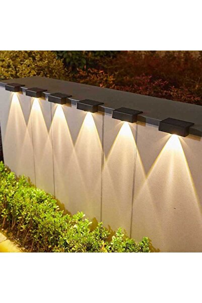 Choice5 مصابيح LED شمسية فائقة السطوع، دافئة، 6 قطع، مقاومة للماء، مصباح جدار...