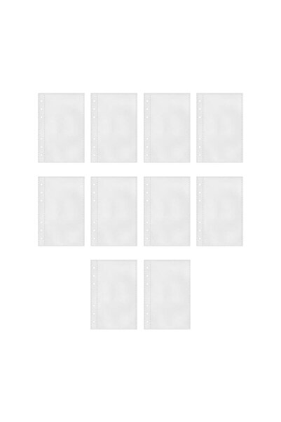 choice2 Frosted 1 grid 10pcs A6 Planner Inserts, transparent A6 binder replac...