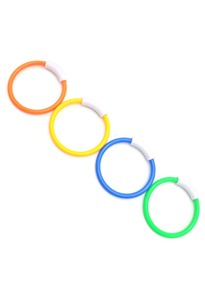 Choice6 مجموعة ألعاب غوص مكونة من 4 قطع، ألعاب حمام سباحة للأطفال، عصي غوص، ح...