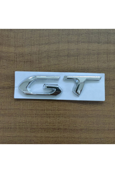 Choice5 شعار GT معدني ثلاثي الأبعاد مطلي بالكروم باللون الأسود، يُوضع على صند...