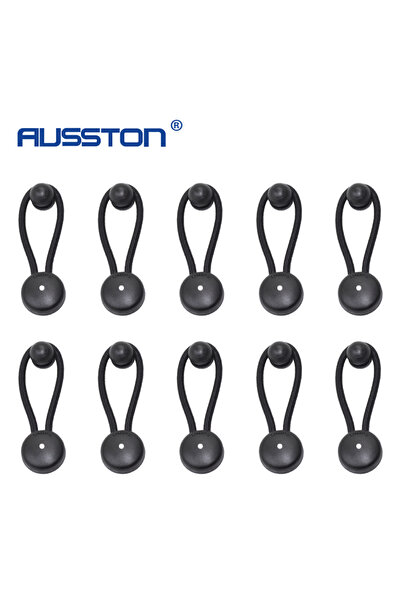 Choice3 10Pcs - Black Truck Tie Down Kit Fastener Bungee Shock Cord Cover Cli...