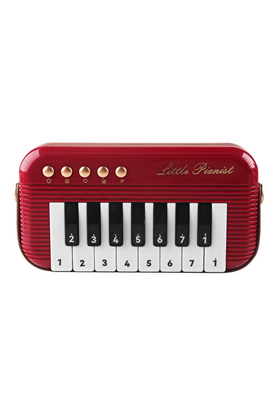 choice2 بيانو لعبة للأطفال، لوحة مفاتيح بيانو حمراء، لعبة موسيقية محمولة صغير...