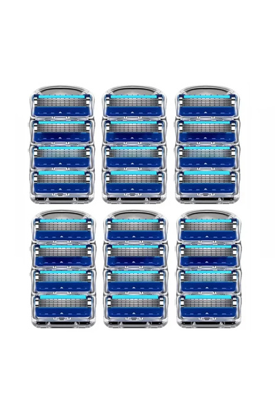 choice2 مجموعة شفرات حلاقة يدوية للرجال مكونة من 24 قطعة، خمس طبقات من الشفرا...
