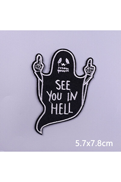Choice18 PE6976CT Punk Funny Patch Iron On Patches For Clothing Thermoadhesiv...