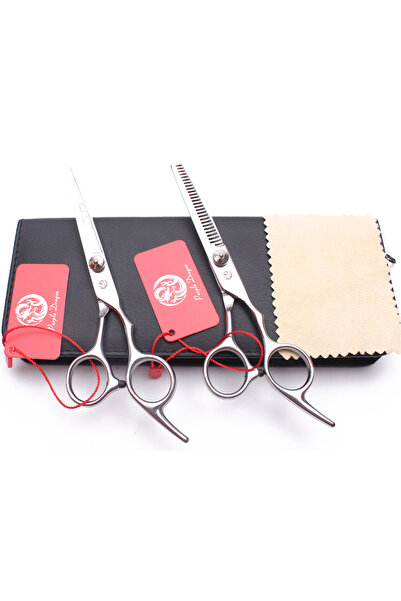 Choice5 مقص شعر Z1001 Yin D 6Y، تنين بنفسجي، 6 بوصات، مصنوع من الفولاذ المقاو...