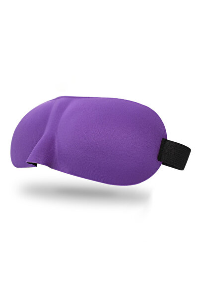 Choice4 قناع نوم ثلاثي الأبعاد بنفسجي اللون، رقعة للعين، يحجب الضوء، مبطن ناع...