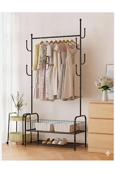 Noor A multi-functional clothes and shoe organizer with a design that combine...