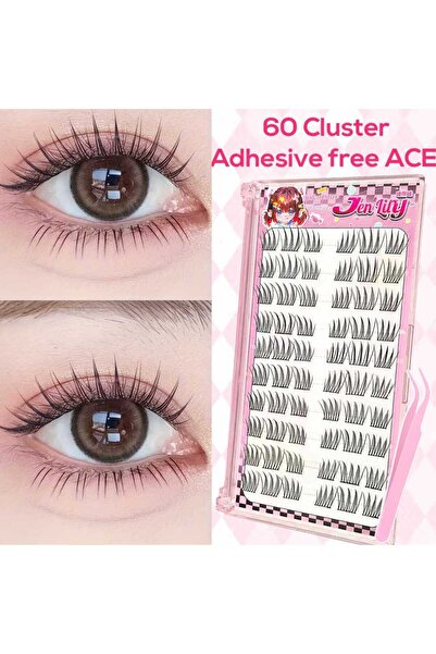 Choice 10 rows ACE [ACENo need for glue False Eyelash] 60 Cluster Comfort Las...