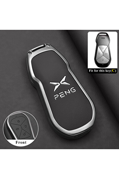 Choice5 fit for Xpeng G6 Style 10-Black Car Key Case for Xpeng Xiaopeng G6 20...