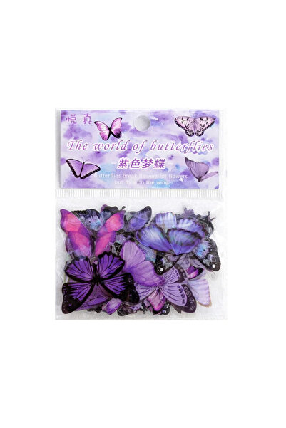 Choice4 ملصقات سلسلة الفراشات من F Journamm، 40 قطعة/عبوة، فن الكولاج، دفتر ق...