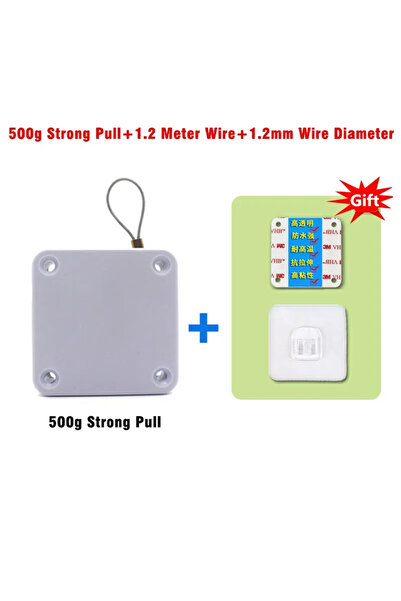 Choice3 جهاز إغلاق أبواب أوتوماتيكي أبيض اللون، 500 غرام، يعمل بسحب سلك قابل ...