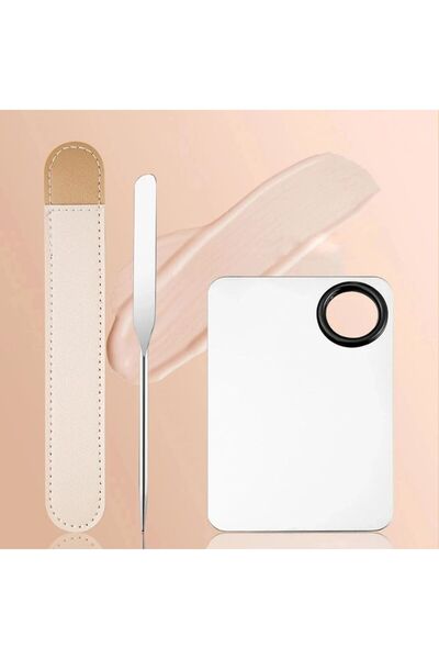 Choice1 3Pcs S B P 1/2/3Pcs Spatula and Stainless Steel Mixing Palette,Nail A...