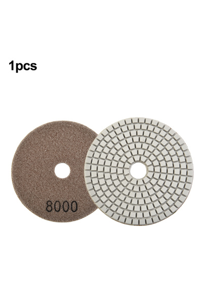 Choice7 وسادة تلميع ماسية 8000 حبيبة 4 بوصات، حبيبات 30-10000، رطبة/جافة، لصن...