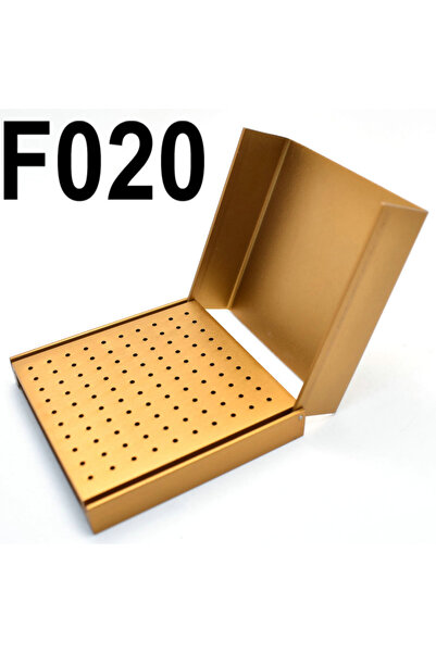 Choice1 حامل معدني ذهبي اللون، قطعة واحدة، لأدوات طب الأسنان، يحتوي على 100 ف...