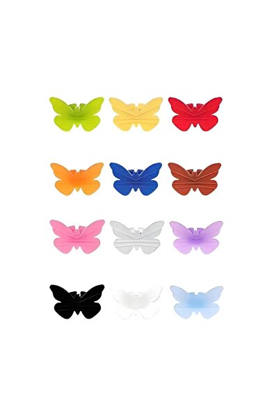 choice2 mix color butterfly 12 pcs Silicone Wine Glass Marker Juice Champagne...