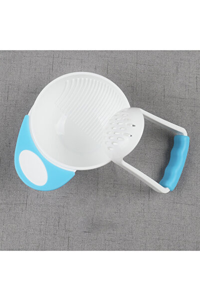 choice2 وعاء طحن طعام الأطفال التكميلي الأزرق، مطحنة يدوية للأطفال، مكمل غذائ...