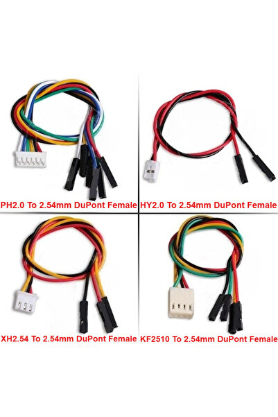 Choice93 موصل دوبونت أنثى أحادي القطب ثنائي القطب 200 مم XH2.54 مم 5 قطع SH1....