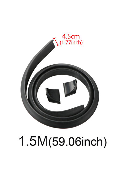 Choice1 A 4.5cmx1.5m Universal 1.5M Car-Styling Car Trunk Spoiler Roof Lip Ki...
