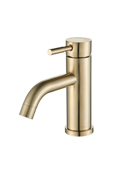Choice Brushed Gold Senlesen Matte Black Bathroom Basin Faucet Brass Deck Mou...