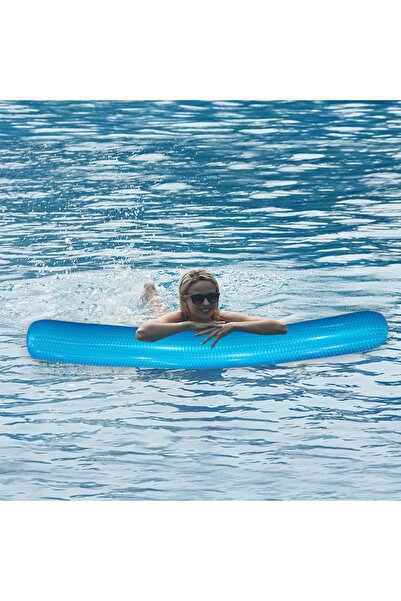 Choice1 عوامة سباحة زرقاء قابلة للنفخ، قطعة واحدة، مثالية لحفلات السباحة، تُض...