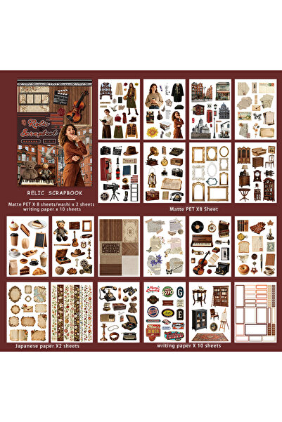 Choice1 TZ144-1 كتاب ملصقات "ليلة مرصعة بالنجوم - رابسودية نشوة" مكون من 20 و...