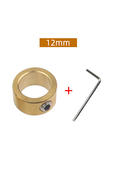 Choice9 أدوات مثقاب 12 مم (3-12 مم) - حلقات تحديد عمق نحاسية مع مفتاح سداسي ل...