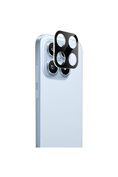 Techsuit Sticlă cameră pentru Xiaomi 17 - Sticlă completă pentru cameră - Negru