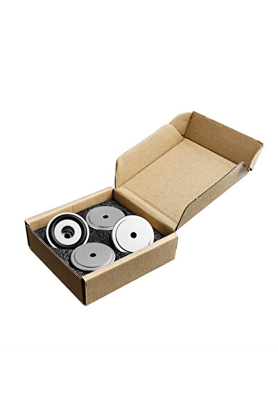 Choice3 big sliver 4Pcs Speakers Spike Pads With Non-Slip Rings For Audio, Sp...